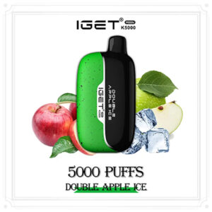 Double Apple Ice – IGET Moon 5000 Puffs