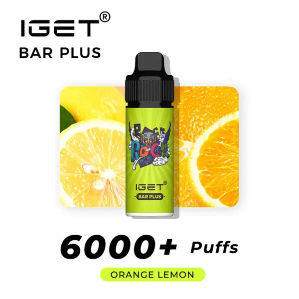 Orange Lemon – IGET Bar Plus 6000 Puffs