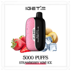 Strawberry Kiwi Ice – IGET Moon 5000 Puffs